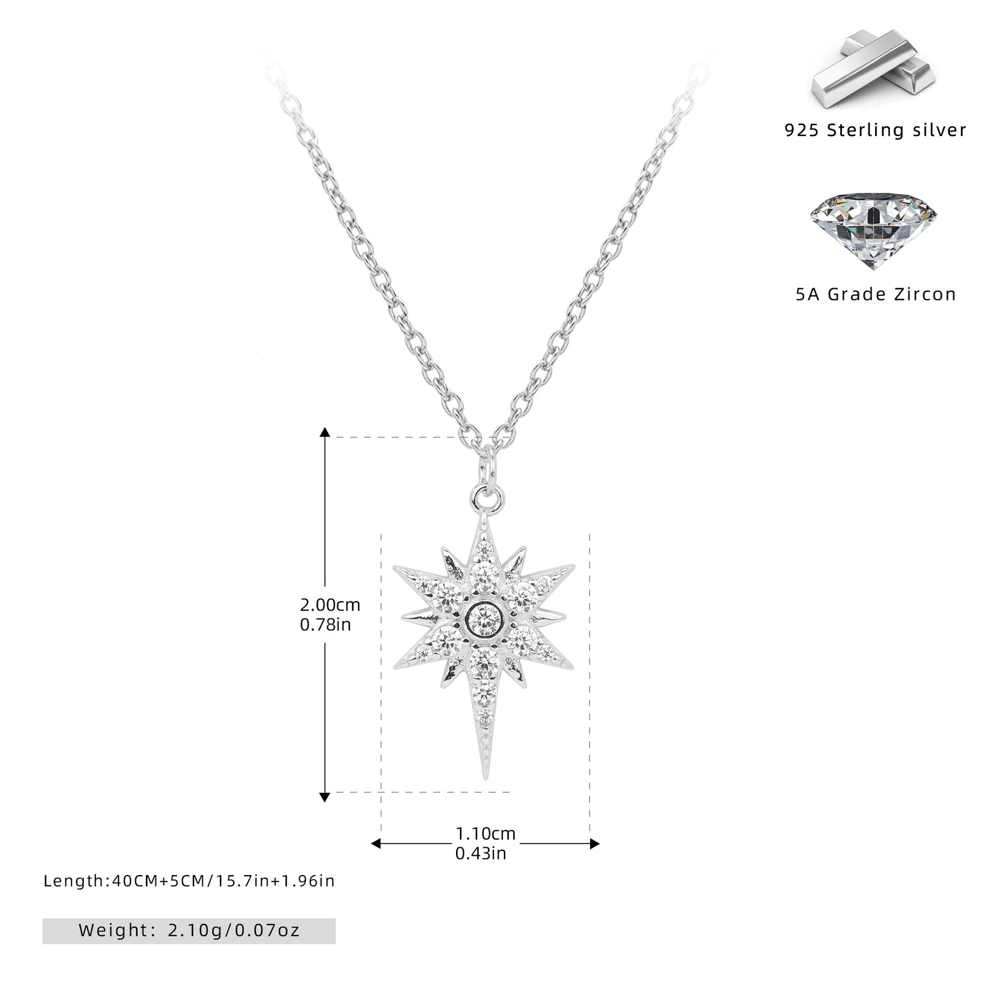 Éclat Stellaire Chain s925