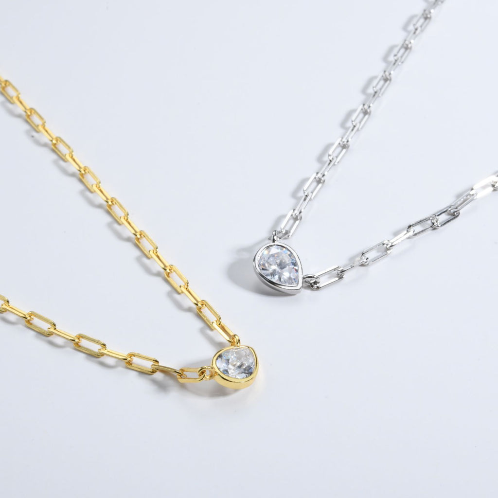 Diamond Tear Chain S925 silber