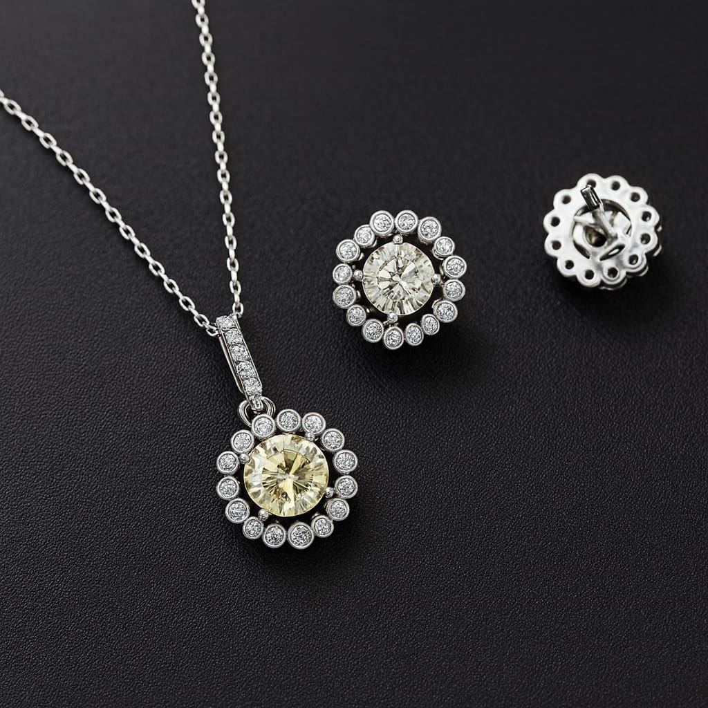 Diamond Blossom Set s925