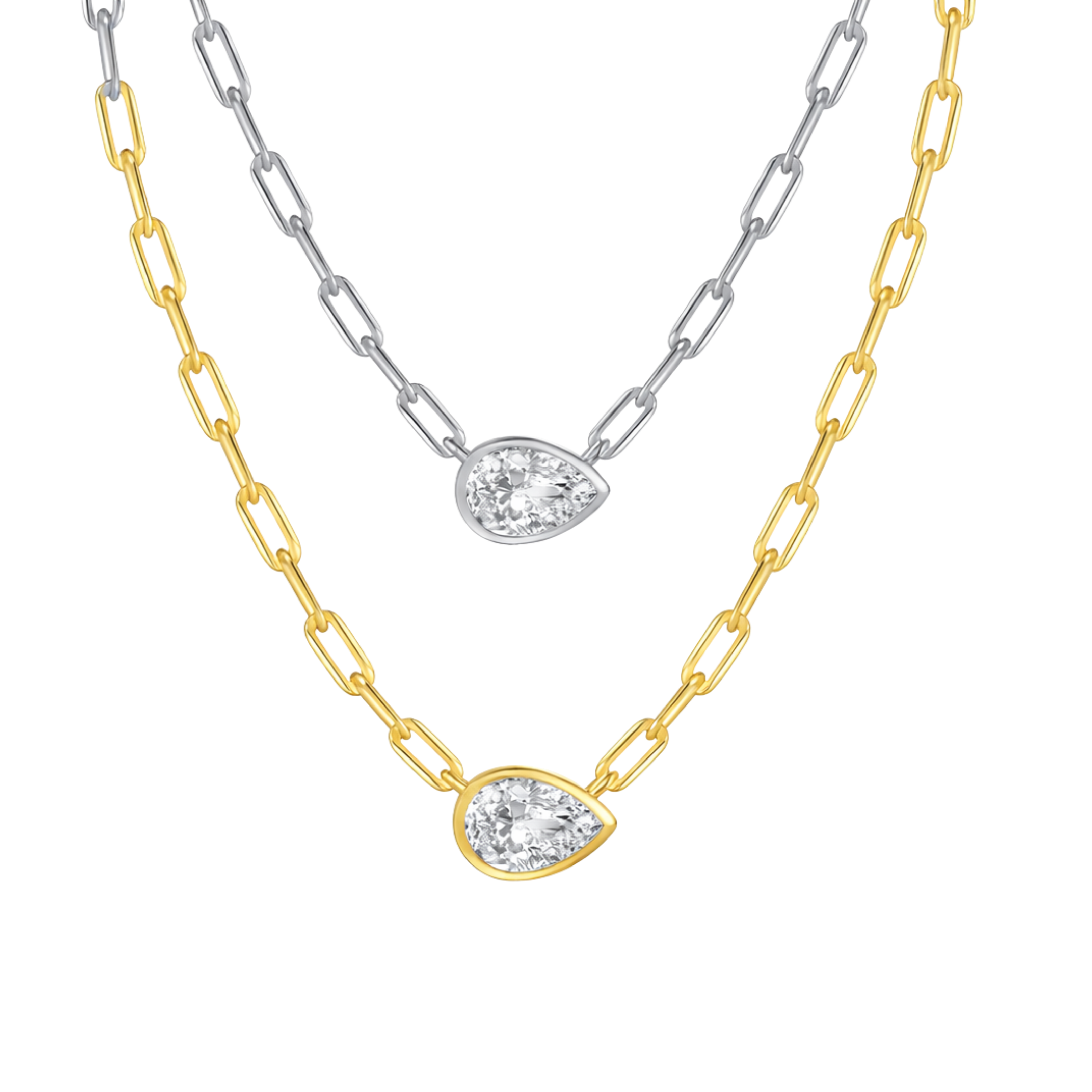 Diamond Tear Chain S925 silber