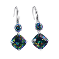 Opal Flame Earrings