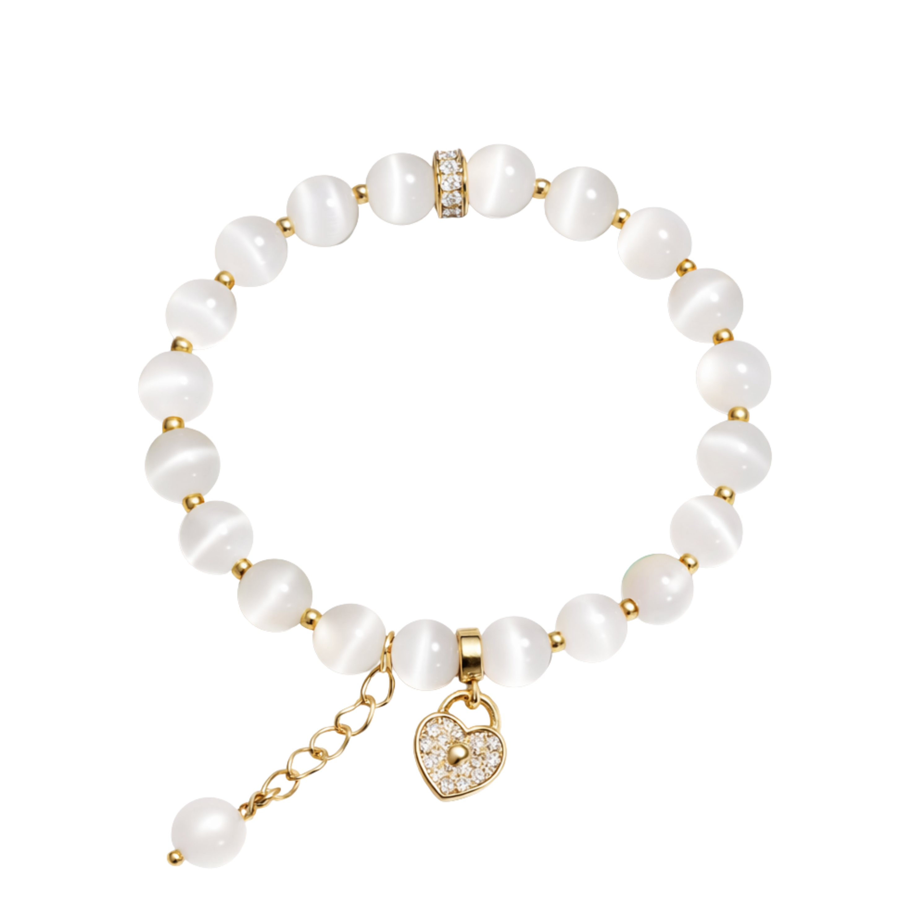 White Opal Bracelet