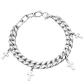 Cross Cuban Bracelet