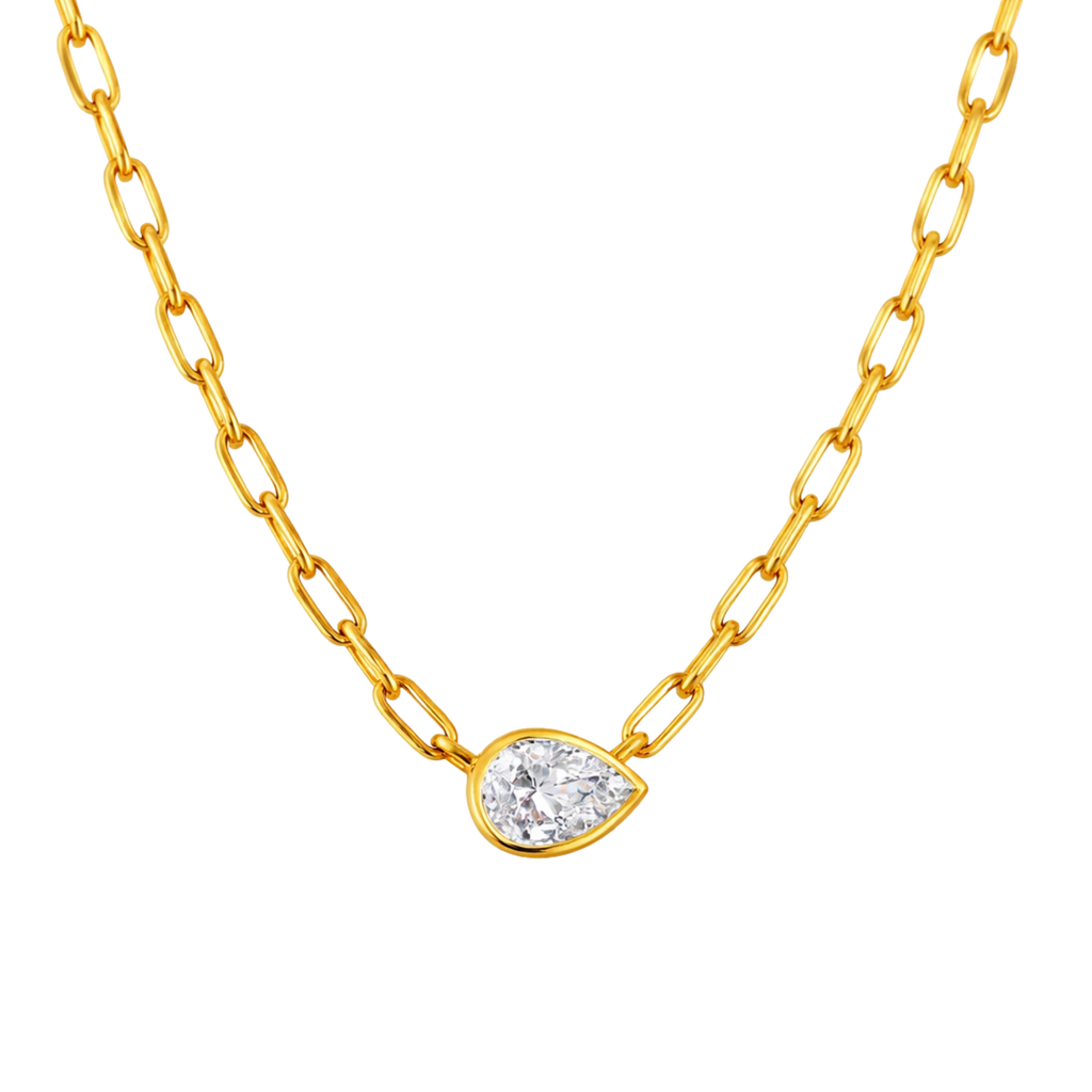 Diamond Tear Chain S925 silber